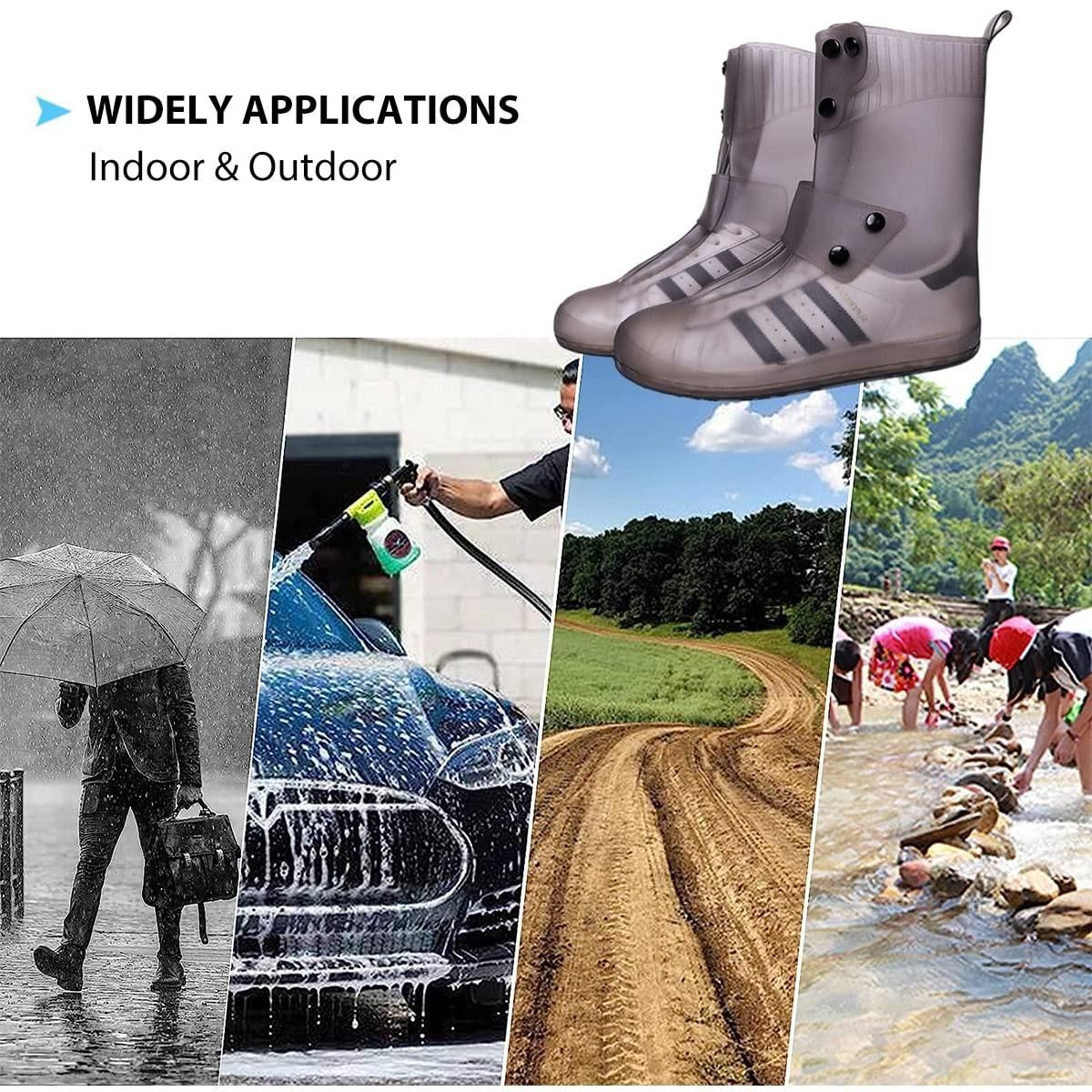 Waterproof Rain Shoe Covers – Reusable, Slip-Resistant
